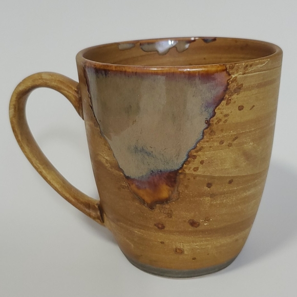 Sango Splash Coffee Mug Cup 4951 Brown Stoneware - Picture 6 of 6